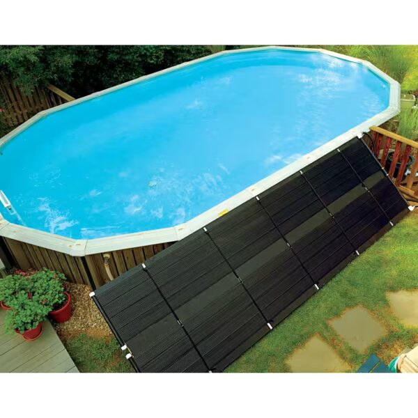 Solar absorber solar collector 61x610 cm including connecting sleeves