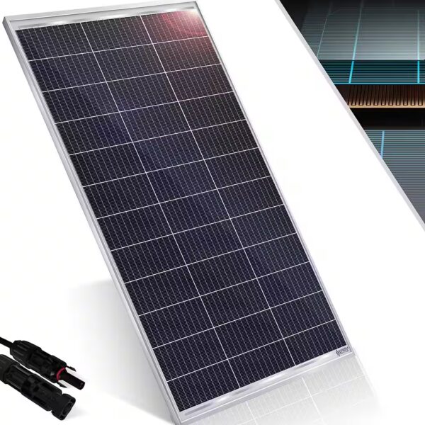 Solar panel (1 pc), Monocrystalline solar panel 18V photovoltaic solar system PV system