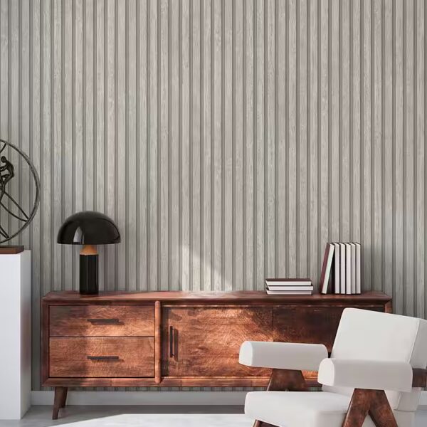 Non-woven wallpaper PrintWalls II Scandinavian wood panels
