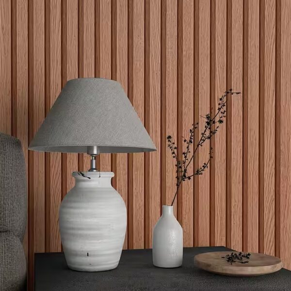 Non-woven wallpaper Timber wall panels look