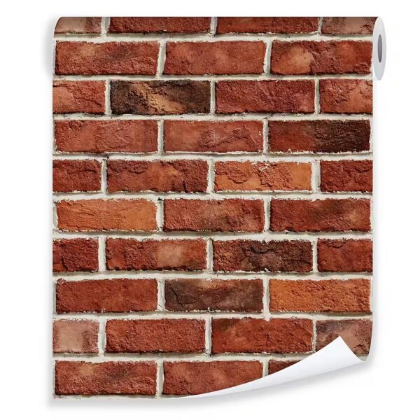 Non-woven wallpaper, stone wall, brick, stone look, 3D effect wallpaper, 10m x 50cm