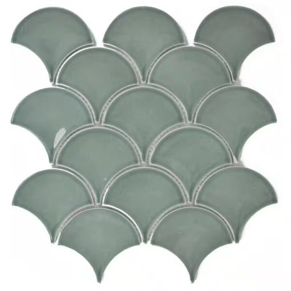 Wall tile fan mosaic tile fish scale drop bathroom tile kitchen wall