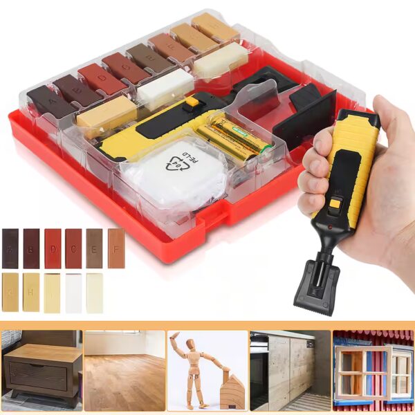 Floor tile laminate parquet wood repair kit 11 shades wax repair set