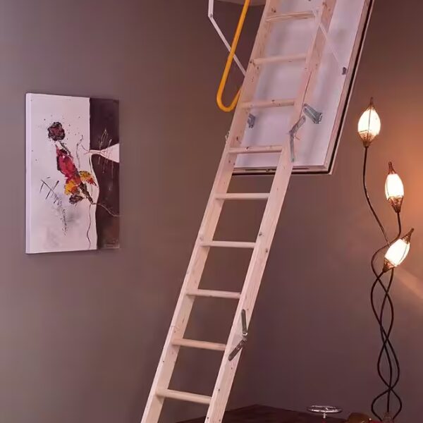 Minka Polar 60 attic stairs For floor heights up to 280.00 cm, open steps, airtightness class 4, certified according to DIN EN 12207