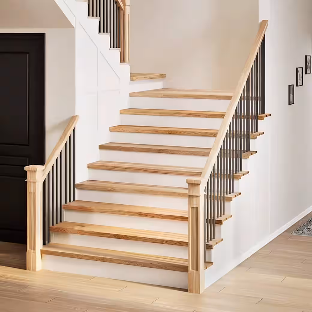 Stair treads, 20 pieces, untreated, 120x25x2 cm, solid oak