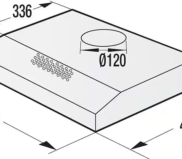 Gorenje WHU629EW/S under-cabinet extractor hood