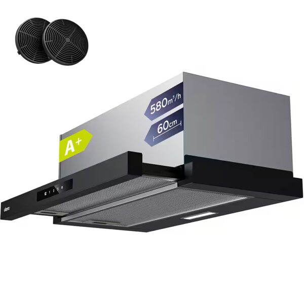 Flat screen hood VM6909AB Telescopic extractor hood