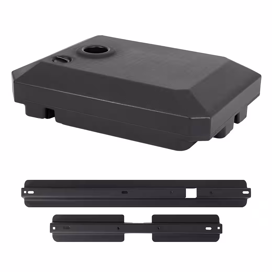 Plastic parasol stand, cantilever parasol stand with wheels, sunshade stand, 70 to 90 kg, fillable