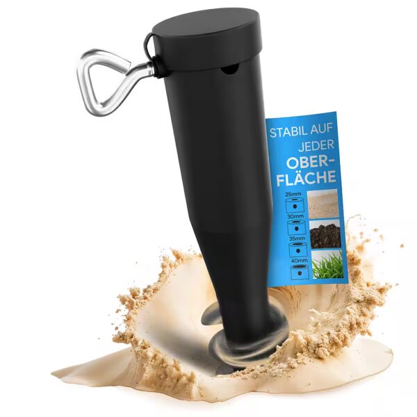 Umbrella holder, ground sleeve, umbrella stand for parasol Ø 25–45mm, umbrella holder