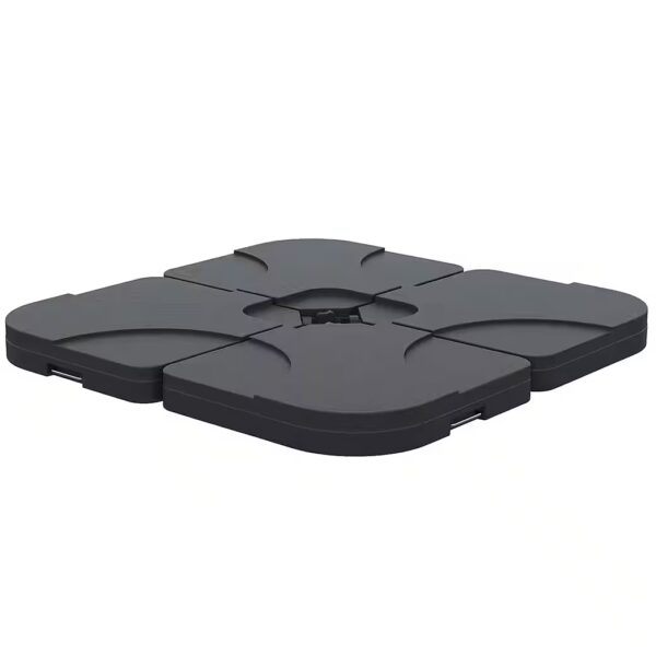 Umbrella holder, umbrella base for cross base, fillable