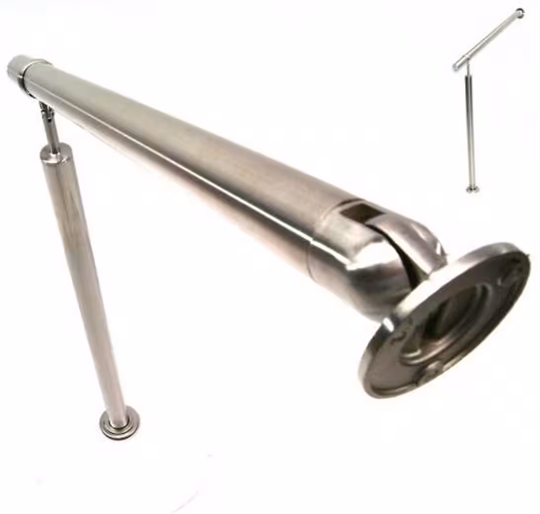 Stainless steel stair railing, 100 handrails, balustrade