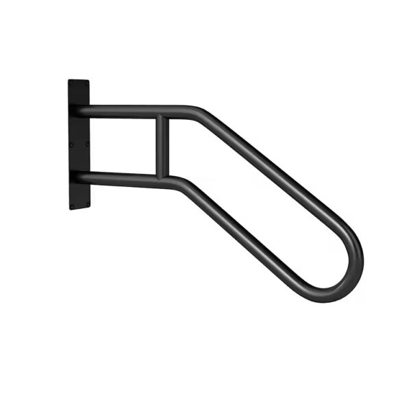 Stair railing 71 cm length, 8 cm height, U-shaped entrance railing