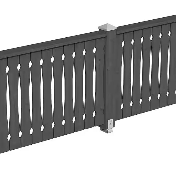 Balcony balustrade formwork