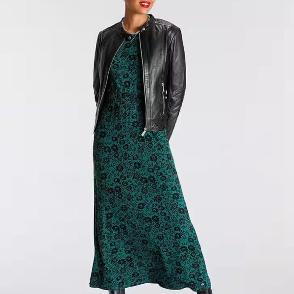 Maxi dress Made of jersey material, for casual and autumn fashion, feminine