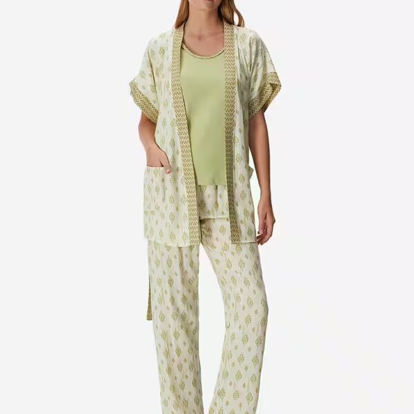 Pajama Gown, Camisole & Pants Petunia Dahlia (2-piece) loungewear pajama nightgown