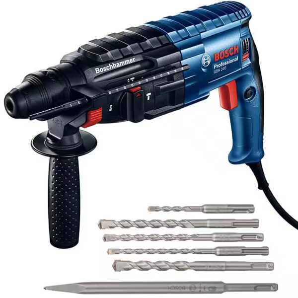 Rotary hammer GBH 240 with SDS plus including suitcase