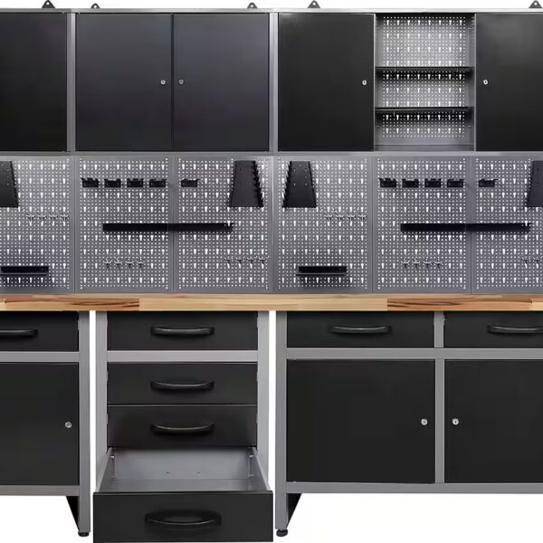 Workshop set for hobbyists Height adjustable, including hook set