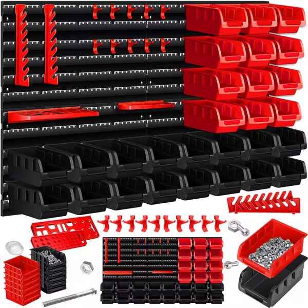 Stacking box Wall shelf stacking boxes tool holder 45 pc box extension