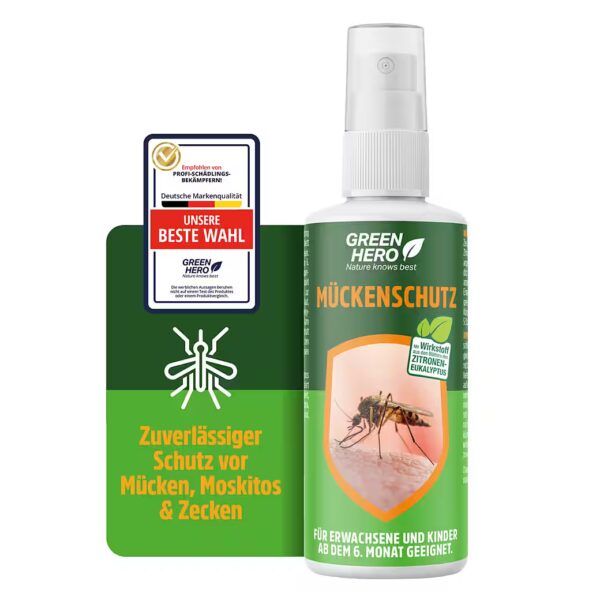 Insect spray/mosquito spray protects against mosquitoes, midges, and ticks.