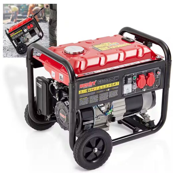 Gasoline-powered emergency generator, 3300W