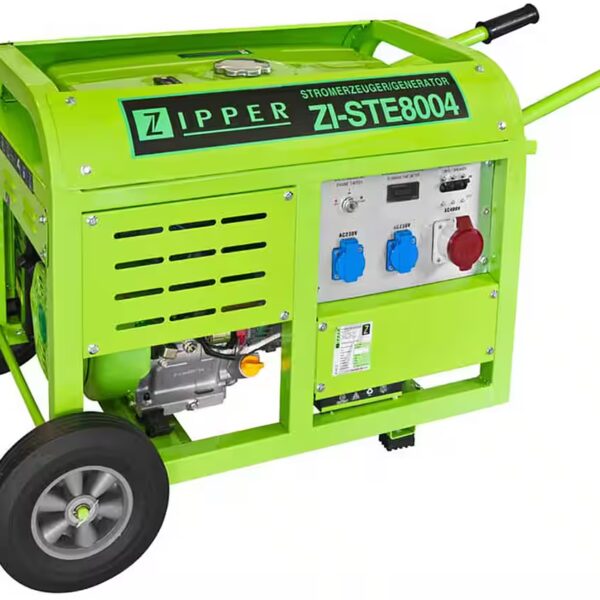 Generator 2x230V/1x400V 9.3 kW, for construction sites, garden areas, leisure and camping activities