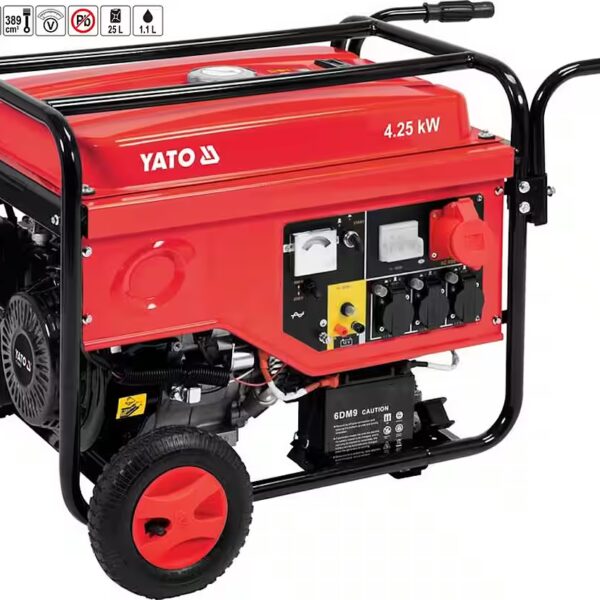 Power generator 3x230V, 5500W + 1x380V, emergency power generator