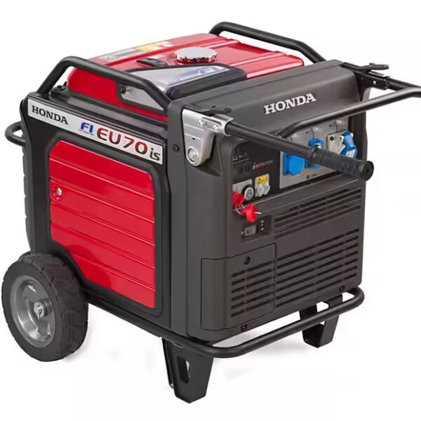 Honda EU 70is Inverter Generator 5 kW, (Set, generator, spark plug wrench, operating instructions), Digital Auto Voltage Regulator D-AVR