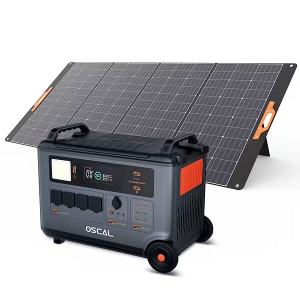 PowerMax 3600W/6000W generator + 400W solar panel