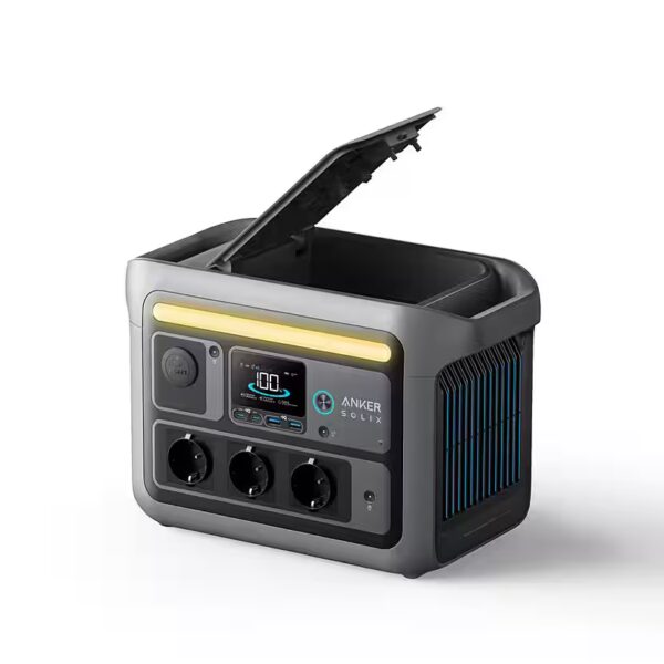 Anker SOLIX C800 Powerstation, 1200W solar generator, 768Wh batteries