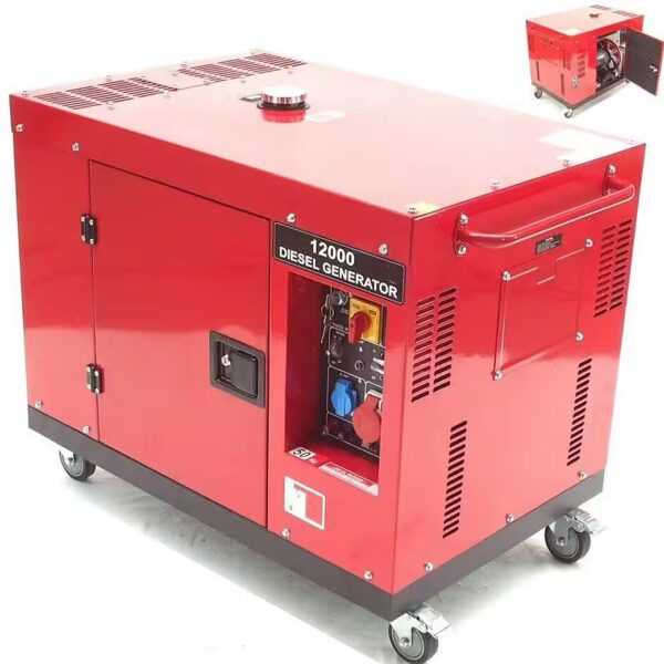 Diesel generator, 12000W emergency power generator, 400V/230V, 06273