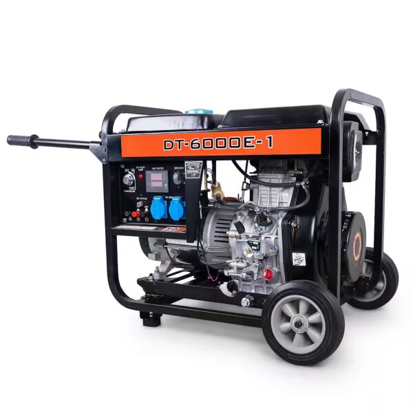 DeTec power generator. 1-phase diesel generator 5kW emergency power generator 230V