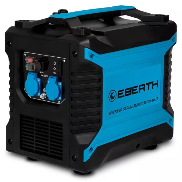 2000 Watt Inverter Generator, Quiet 2 kW, emergency generator with 3 HP gasoline engine, 4-stroke