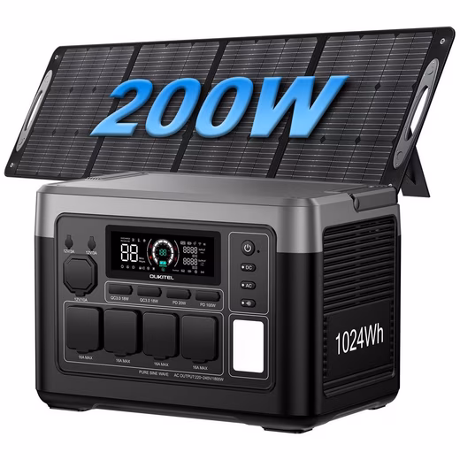 Power Generator P1000E Plus 1800W/1024Wh Portable Power Station