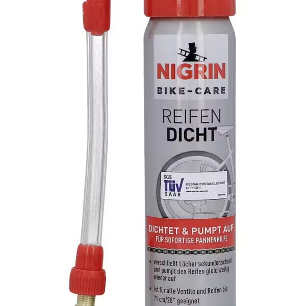 Nigrin Tire Repair Kit Tire Sealant Puncture Spray 75ml