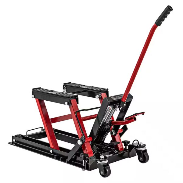 Motorcycle lift 3-stage height adjustable, load capacity up to 680kg