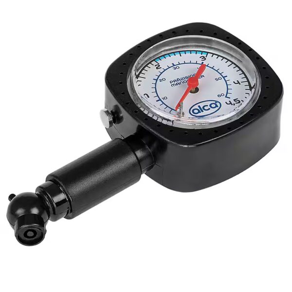 Tire pressure monitoring system, tire pressure gauge, memory function, manometer for tires up to 4.5 bar