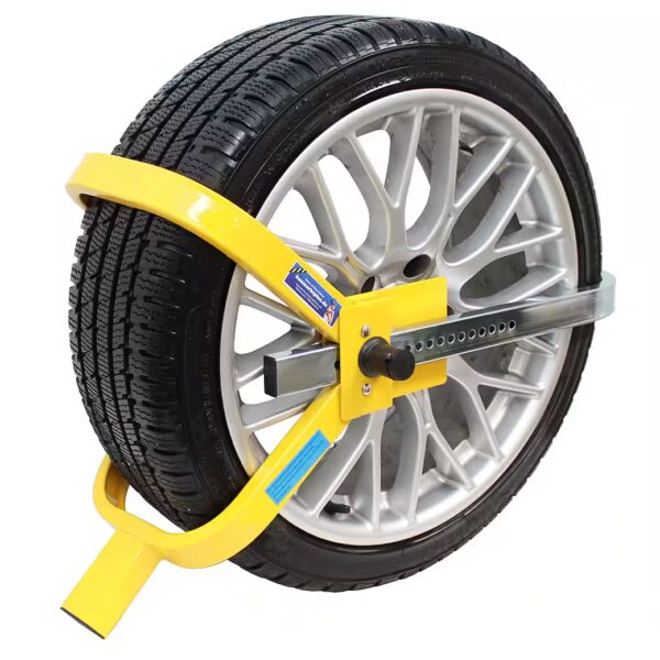 Wheel clamp for cars and trailers – parking clamp with lock for 13-15 inch wheels