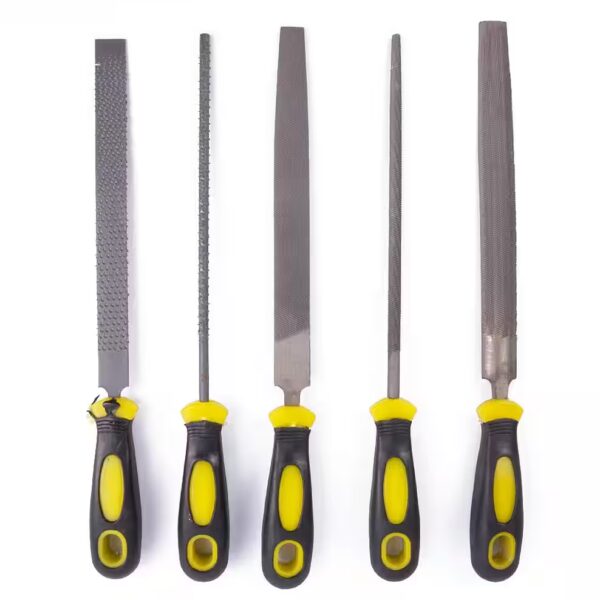 Tire pressure monitoring system. High-quality file and rasp set, 5 pieces.