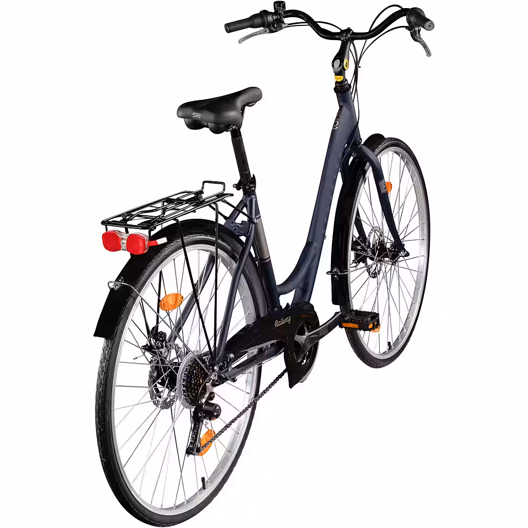 City bike Railway 18-speed Shimano TY21 derailleur, derailleur gears, Dutch-style women's bicycle, 28" bicycle, women's city bike, 155-170cm, 18 gears - Image 2