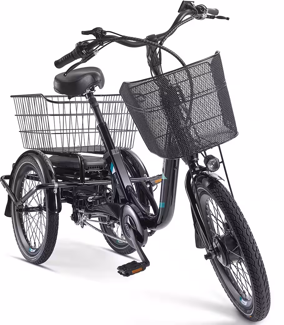 E-bike trike TC500 3-speed, hub gears, front motor, 540 Wh, pedelec, electric bicycle for women and men - Image 2
