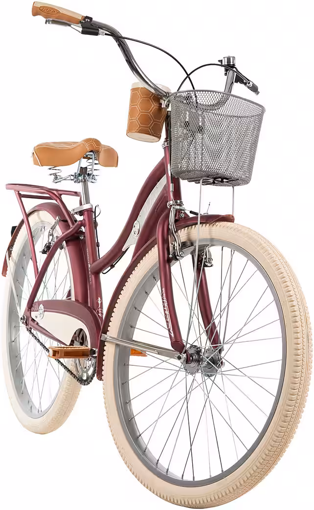 Cruiser Deluxe 26-inch Bicycle, Red - Image 3