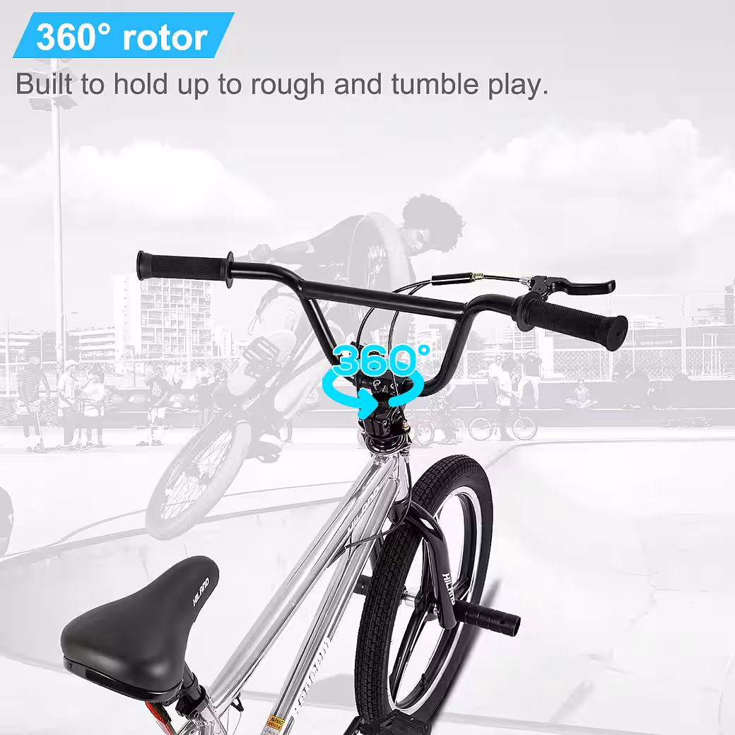 20-Inch 3-Spoke BMX Bike for Boys and Girls Ages 5-12 - Image 3