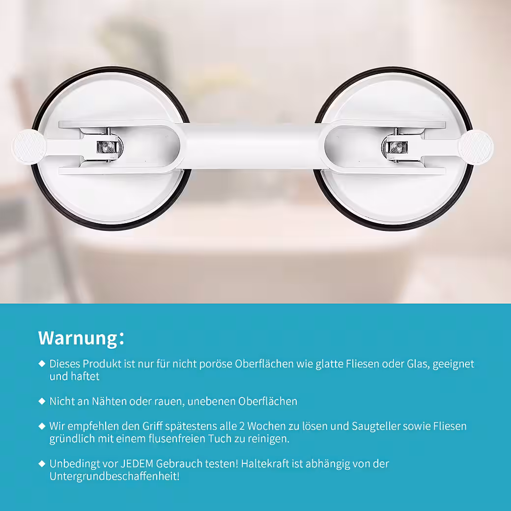 Balustrade safety handrail bathroom suction cup armrests handrail - Image 3