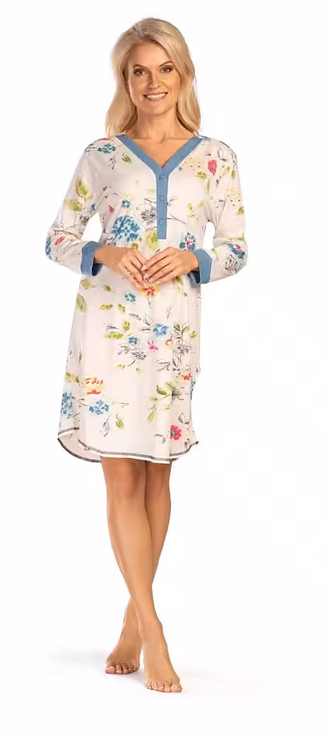 Women's Nightgown, 2-Pack DW328 (Value Pack, 2-pack) comfortable to wear - Image 4