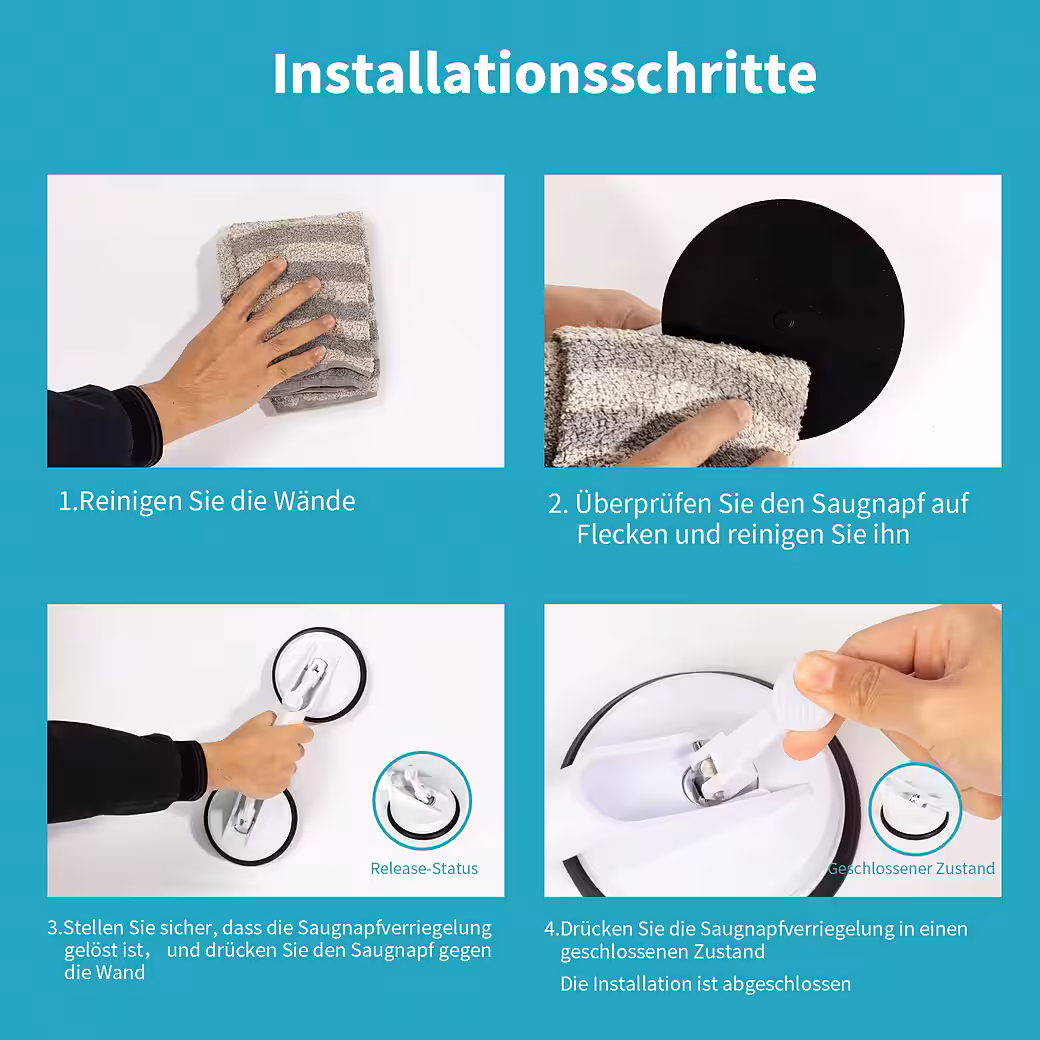 Balustrade safety handrail bathroom suction cup armrests handrail - Image 5