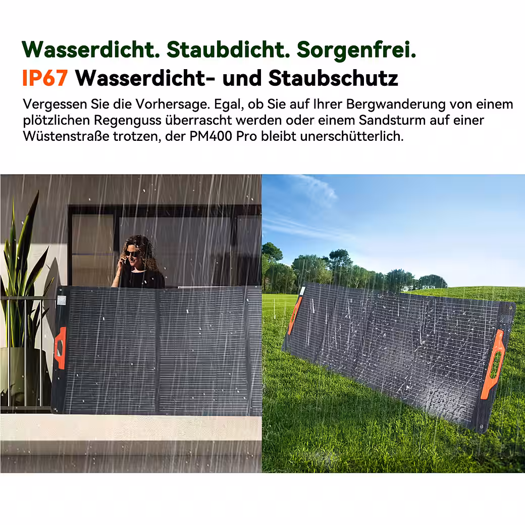 OSCAL PM400 Pro Solar System Foldable Solar Panel 400W Balcony Power Plant 400W - Image 5