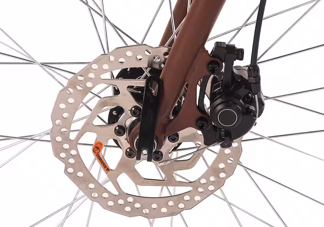 Gravel bike, road bike, 28'' G3006 brown, frame size 56 cm, Adore 14-speed Shimano Tourney derailleur, derailleur gears - Image 6