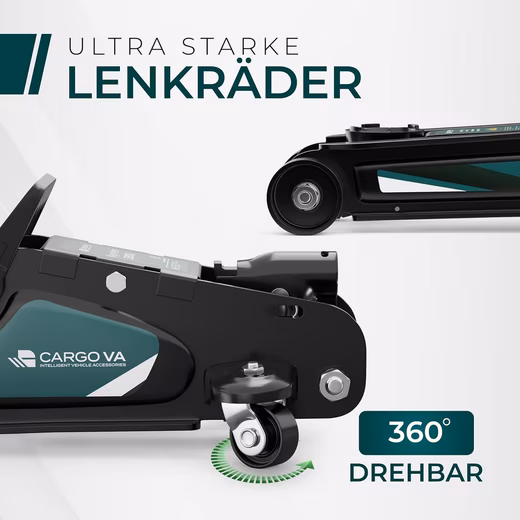 Hydraulic jack 2.5T incl. 2 rubber pads, TÜV certified - Image 7