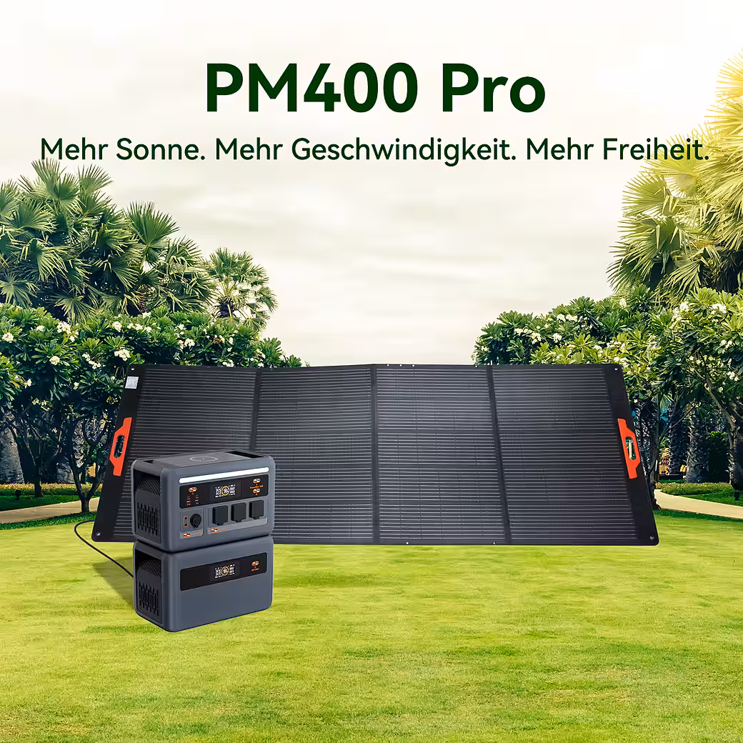 OSCAL PM400 Pro Solar System Foldable Solar Panel 400W Balcony Power Plant 400W - Image 4
