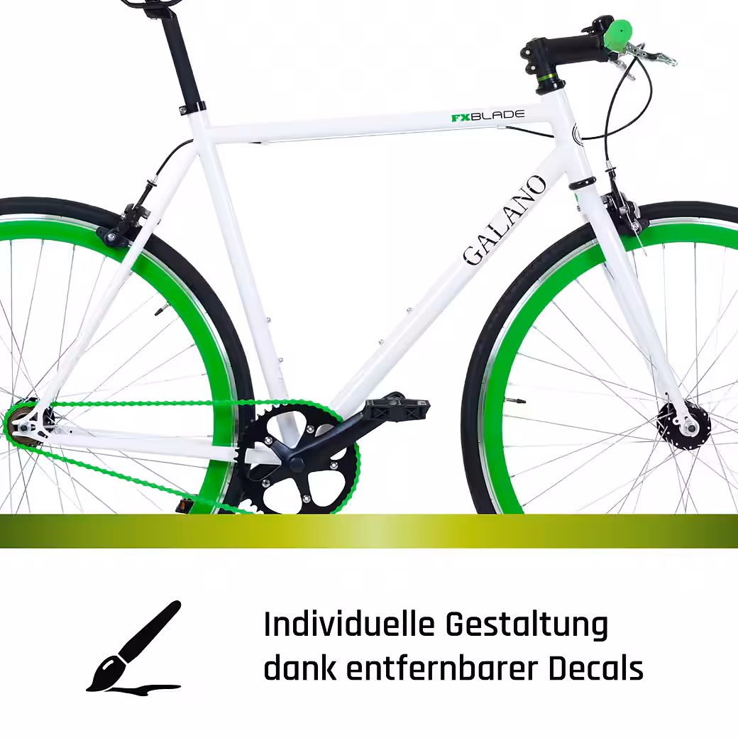 Singlespeed Blade 1-speed, no gears, fixie bicycle, singlespeed, women's/men's, 165-195 cm, retro urban bike - Image 7